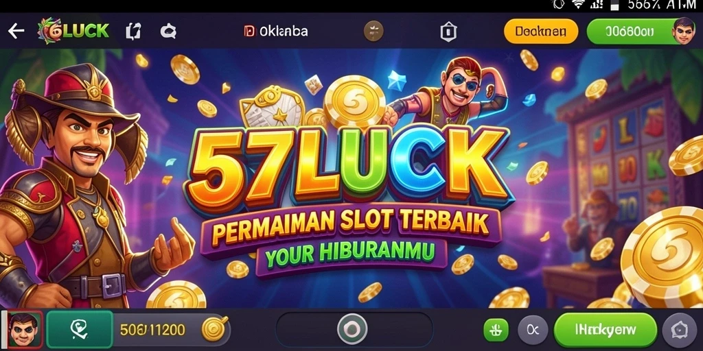 Tangkapan layar gameplay Slot 567LUCK yang penuh warna dan mengasyikkan.