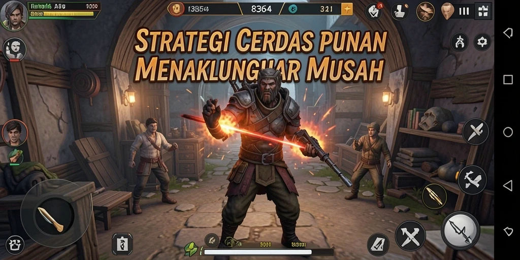 Tampilan gameplay menarik dalam permainan strategi 8364.