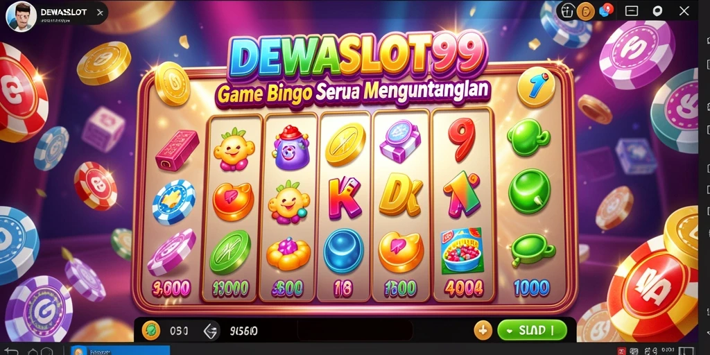 Screenshot gameplay Bingo DEWASLOT99 yang seru dan interaktif.