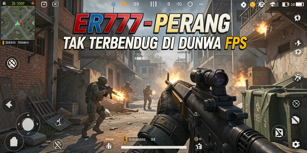 Tampilan gameplay seru dan mendebarkan dalam ER777.