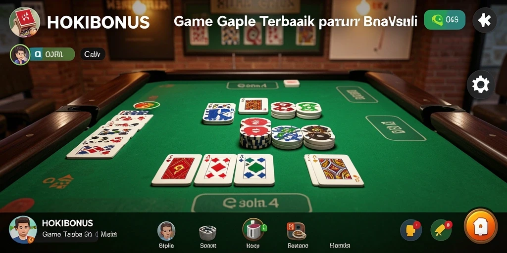 Tampilan gameplay seru dalam HOKIBONUS dengan pemain yang bersaing.