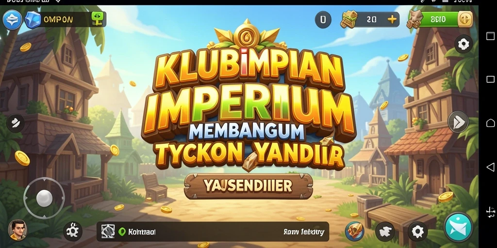 Screenshot gameplay KLUBIMPIAN menampilkan momen membangun klub impian.