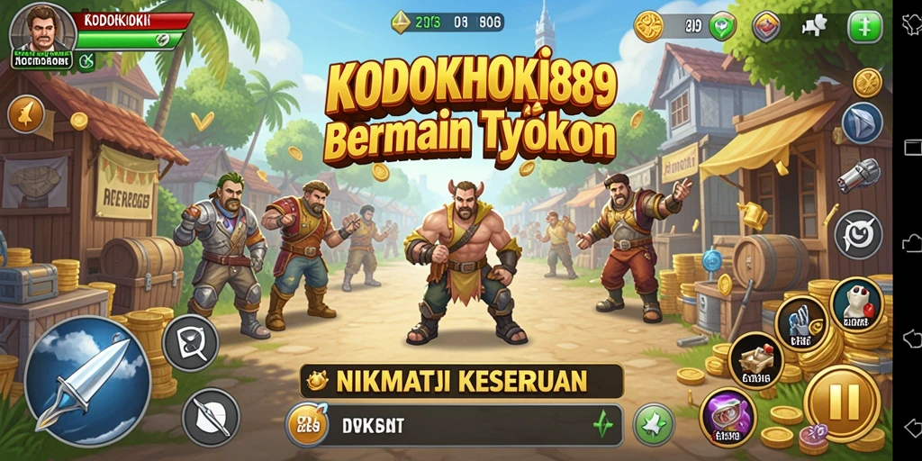 Tampilan gameplay seru dari KODOKHOKI889 yang penuh strategi.