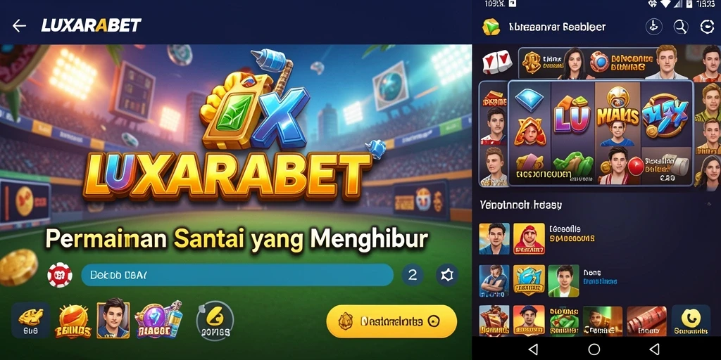 Screenshot LUXARABET menunjukkan gameplay yang santai dan menyenangkan.