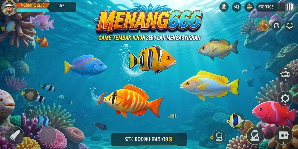 Tampilan gameplay seru dalam game Tembak Ikan MENANG666.