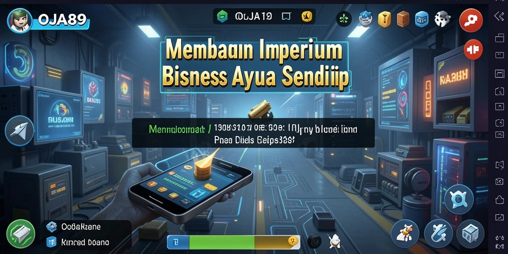 Tampilan gameplay menakjubkan dalam OJA89 dengan strategi Tycoon.
