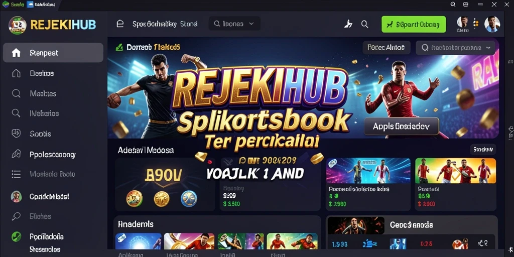 Tampilan utama gameplay taruhan olahraga di REJEKIHUB.